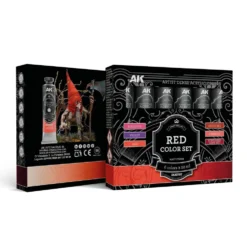 AK Interactive: Artist Dense Acrylic Colors - Red Color Set