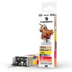 AK Interactive Playmarkers - Heroes 6 szt.