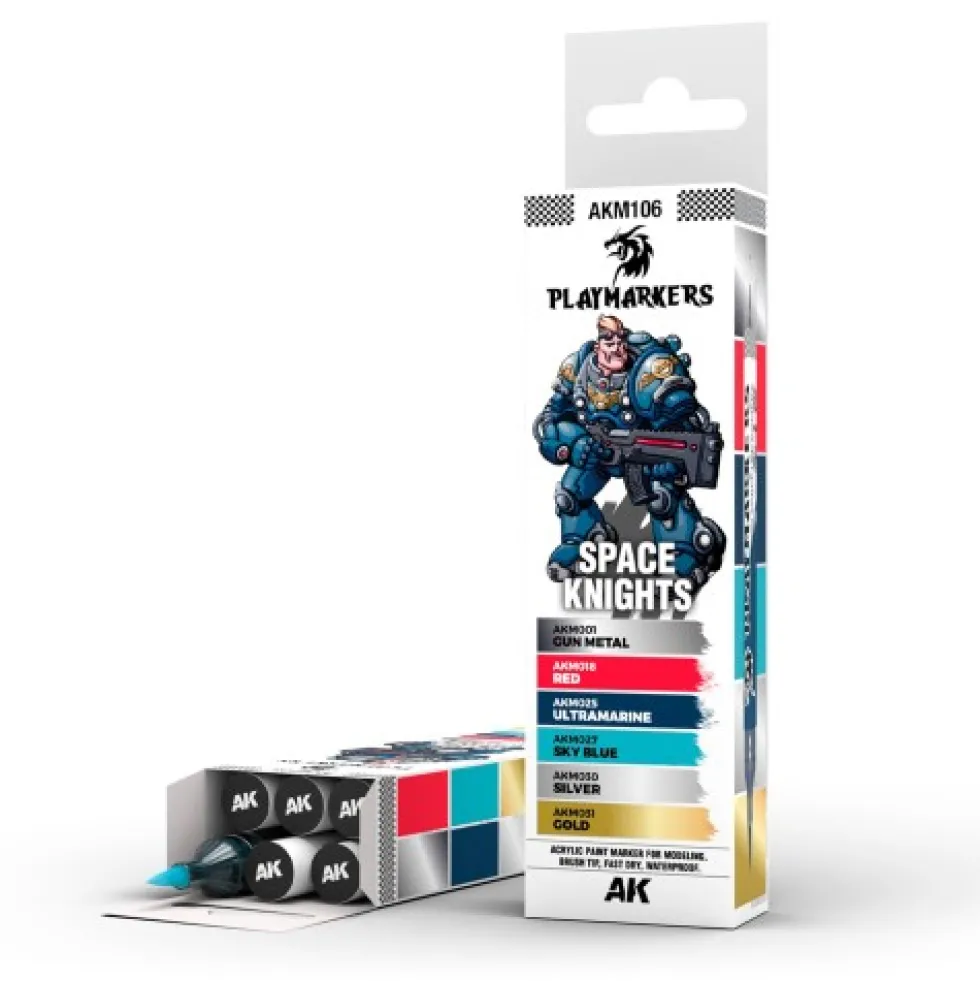 AK Interactive Playmarkers - Space Knights 6 szt.