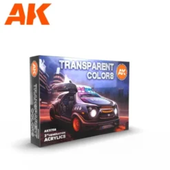 AK Interactive Transparent Colors Paint Set