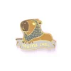 Alternative Alignments Enamel Pin - Neutral Chill-Capybara
