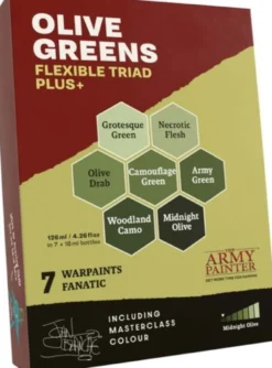 Army Painter: Flexible Triad PLUS+ - Olive Greens