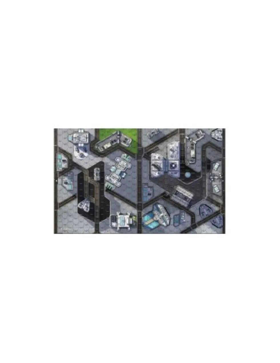 BattleTech: Cities HPG Heliport/Plaza Battlemat