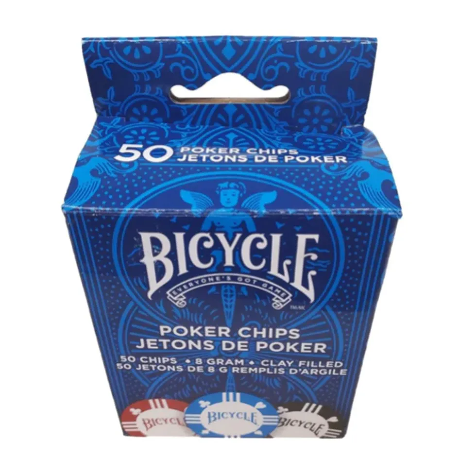 Bicycle: Żetony do pokera 8g (50 sztuk)