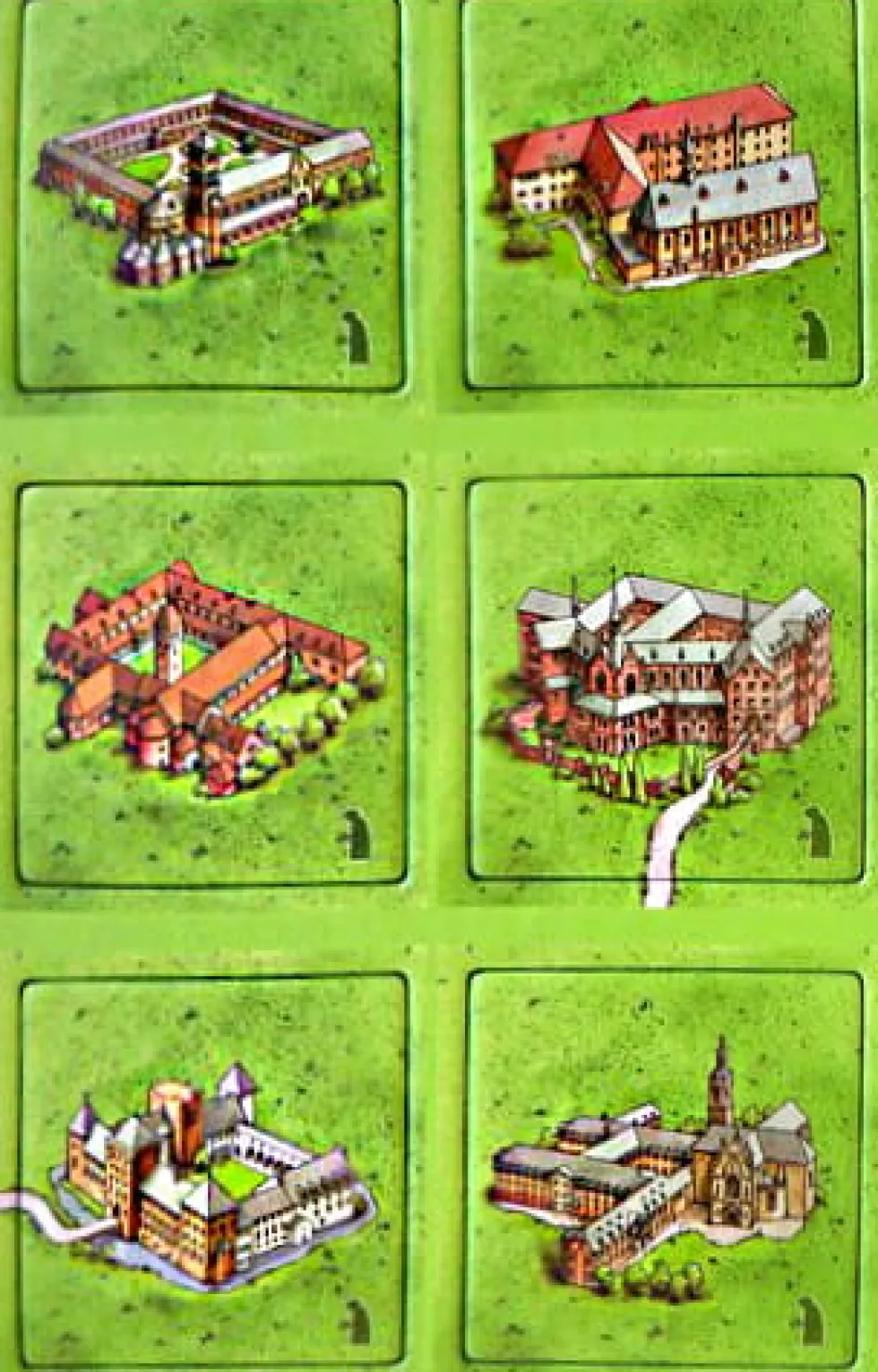 Carcassonne: Holenderskie i belgijskie klasztory - mini dodatek (1. edycja)