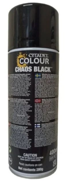 Citadel Colour: Chaos Black Spray