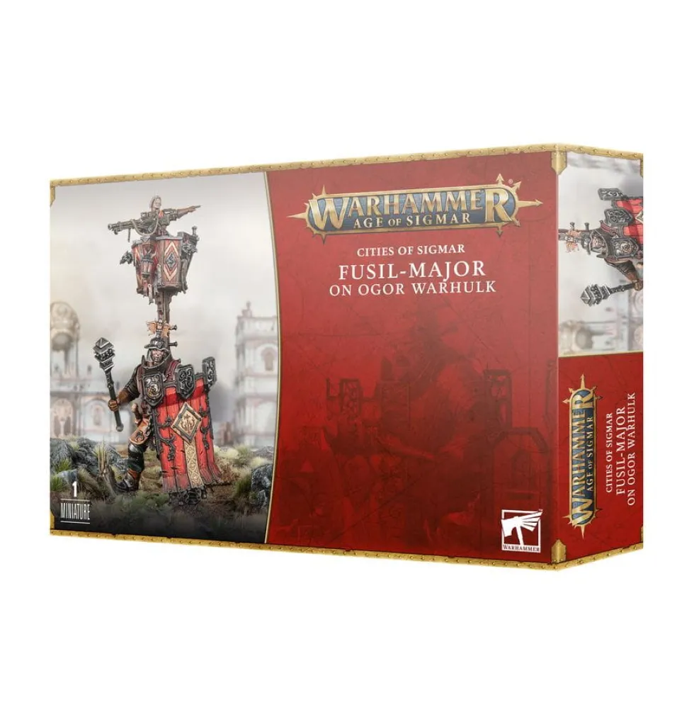 Cities of Sigmar: Fusil-Major on Ogor Warhulk (Warhammer: Age of Sigmar)