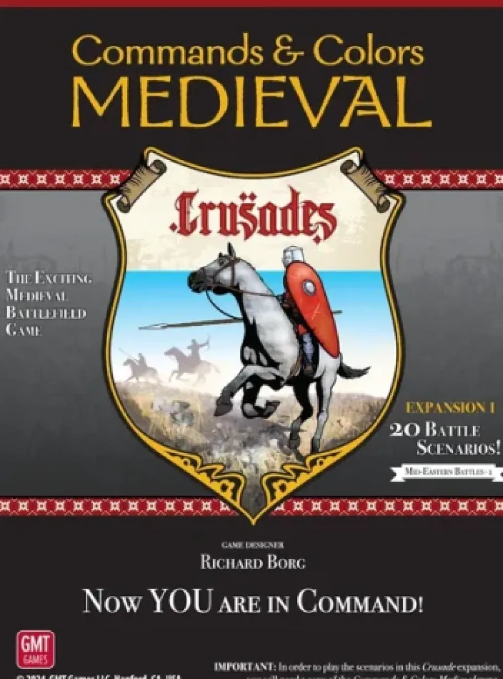 Commands & Colors: Medieval – Expansion #1 Crusades Mid-Eastern Battles I