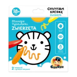 CzuCzu: Dłuuugie rysowanki - Chwytam kredkę – Zwierzęta 18m