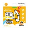 CzuCzu: Dłuuugie rysowanki Koloruję – Pojazdy 2+