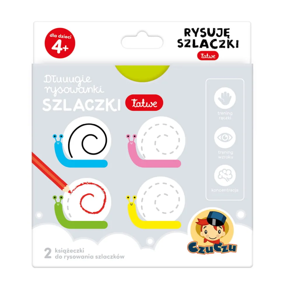 CzuCzu: Dłuuugie rysowanki - Rysuję szlaczki – łatwe 4+