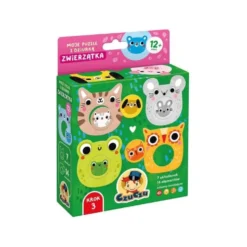 CzuCzu: Moje puzzle z dziurką - Zwierzątka 12m+