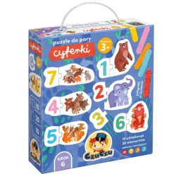 CzuCzu: Puzzle do pary - Cyferki 3+