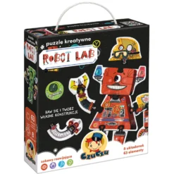 CzuCzu: Puzzle kreatywne - Robot Lab 3+