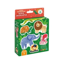 CzuCzu: Puzzle progresywne - Dzikie zwierzątka 2+