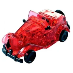 3D Crystal Puzzle 53: Automobil czerwony