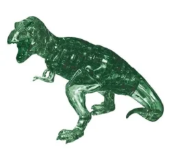 3D Crystal Puzzle 49: Dinozaur T-Rex zielony