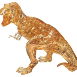 3D Crystal Puzzle 49: Dinozaur T-Rex brązowy