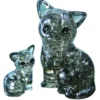 3D Crystal Puzzle 49: Kotki czarne