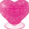 3D Crystal Puzzle 46: Serce różowe