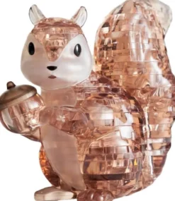 3D Crystal Puzzle 55: Wiewiórka