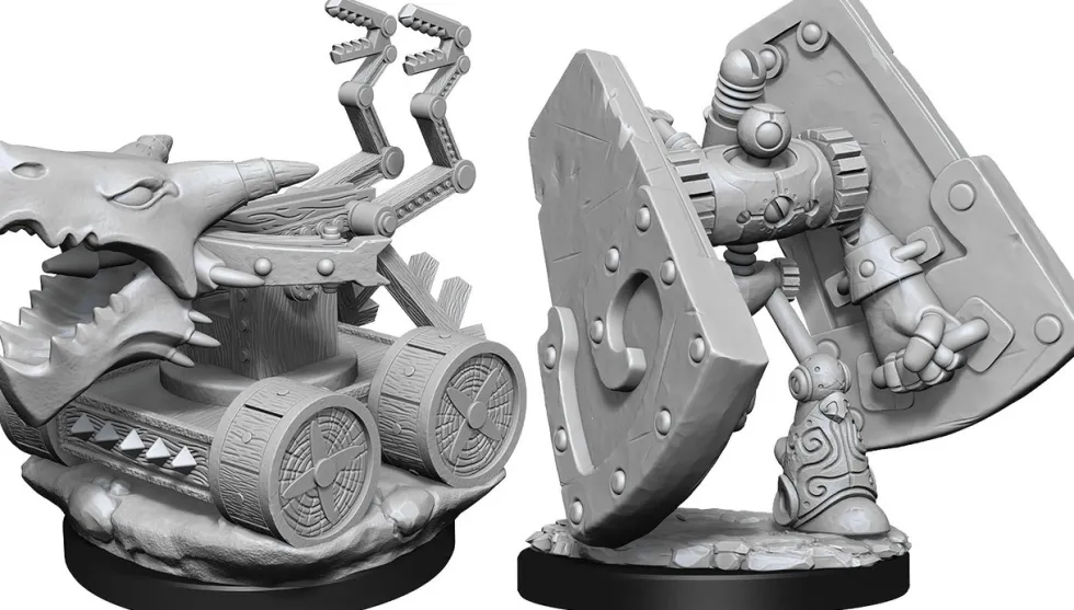 D&D RPG: Nolzur's Marvelous Miniatures - Stone Defender and Oaken Bolter