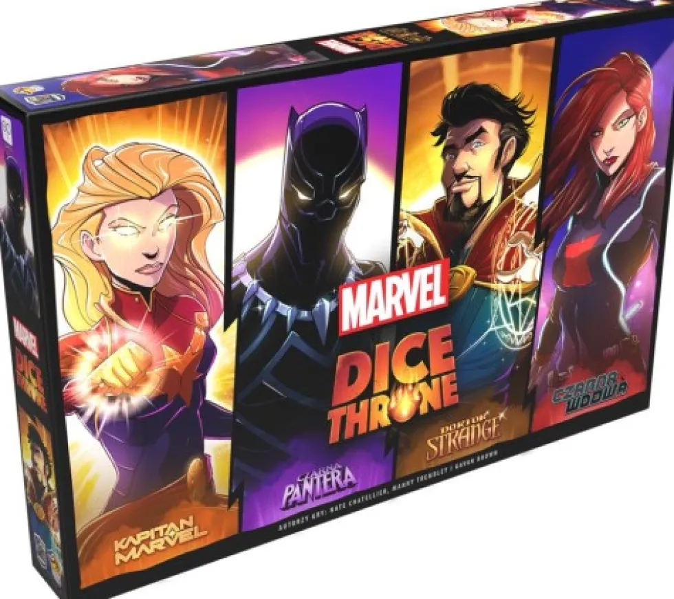 Dice Throne Marvel: Box 2 - Czarna Pantera, Kapitan Marvel, Doktor Strange, Czarna Wdowa (edycja polska)