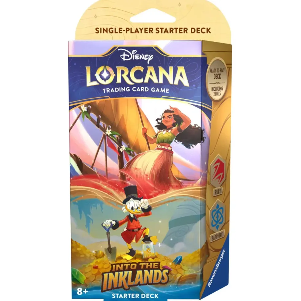 Disney Lorcana TCG: Into the Inklands - Ruby & Sapphire Starter Deck