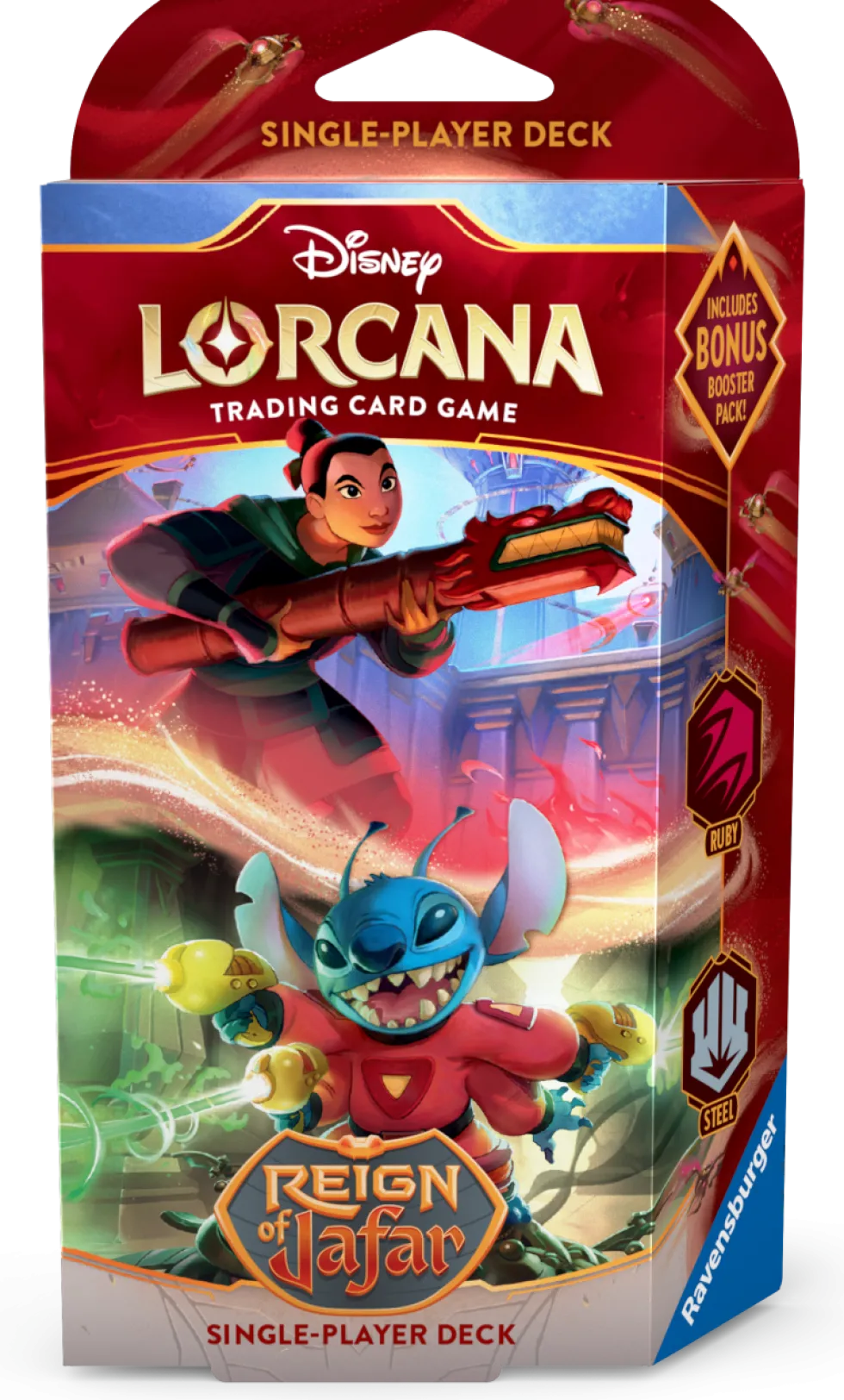 Disney Lorcana TCG: Reign of Jafar - Ruby & Steel Starter Deck