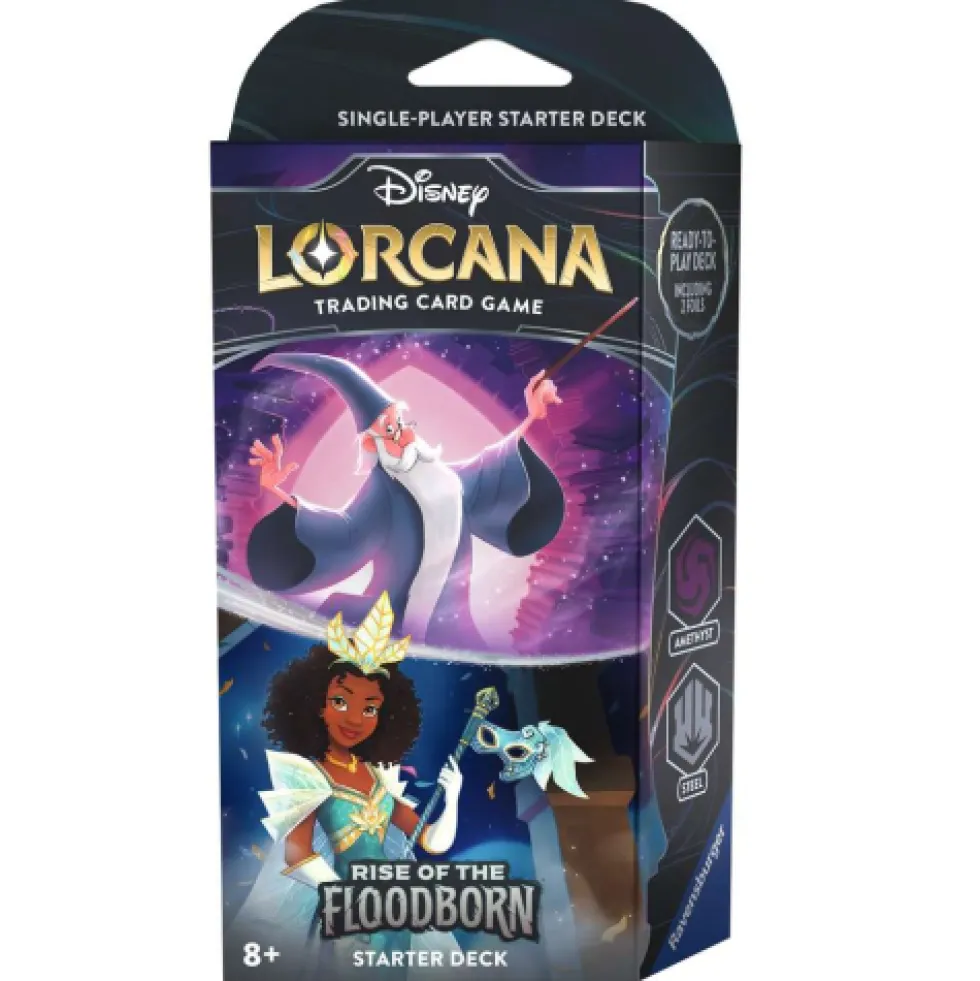 Disney Lorcana TCG: Rise of the Floodborn - Amethyst & Steel Starter Deck
