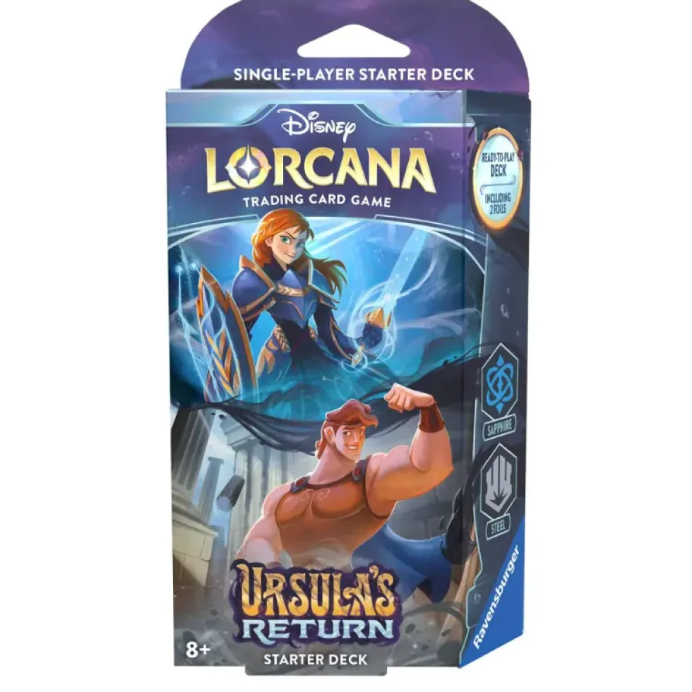 Disney Lorcana TCG: Ursula's Return - Sapphire & Steel Starter Deck