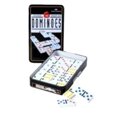 Domino Double 6 w metalowym pudełku