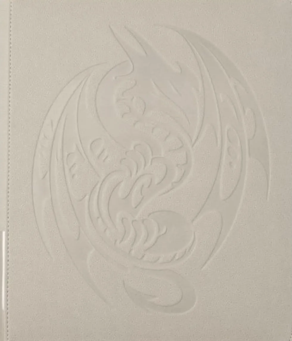 Dragon Shield: Card Codex Portfolio - Ashen White 360
