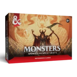Dungeons & Dragons RPG: Monsters - Animals and NPCs Reference Cards