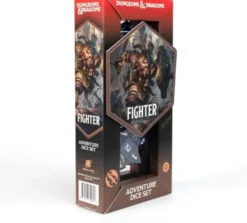 Dungeons & Dragons - zestaw kości Adventure (Fighter: Blue)