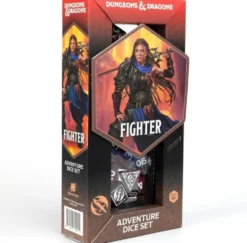 Dungeons & Dragons - zestaw kości Adventure (Fighter: Red)