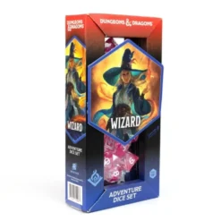 Dungeons & Dragons - zestaw kości Adventure (Wizard: Fuchsia)