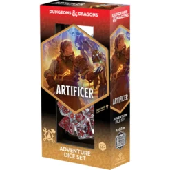 Dungeons & Dragons - zestaw kości Adventure (Artificer: Clear)