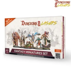 Dungeons & Lasers: Fantasy Miniatures Set