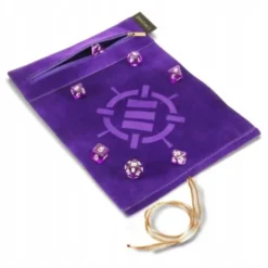 Enhance - Tabletop Roll on a Scroll Bag (etui + zestaw kości) - Purple