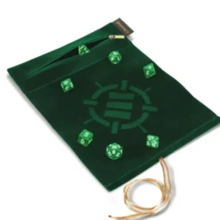 Enhance - Tabletop Roll on a Scroll Bag (etui + zestaw kości) - Green