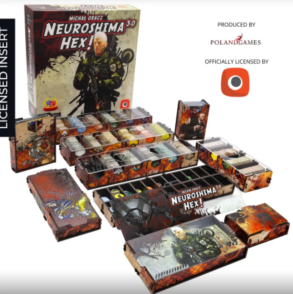 e-Raptor: Insert do Neuroshima Hex 3.0 UV Print