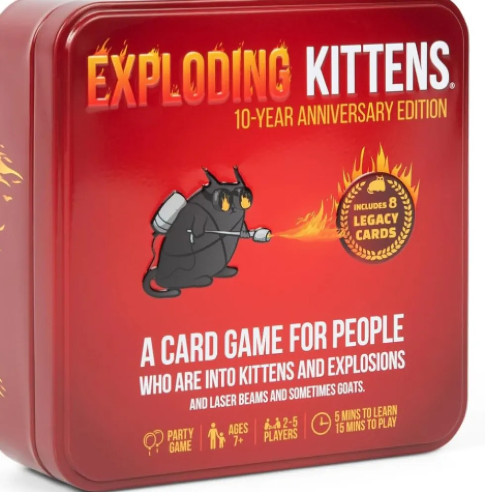 Exploding Kittens 10-Year Anniversary