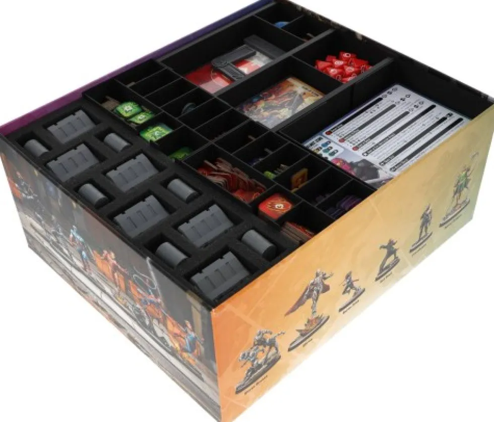 Feldherr: Insert do Marvel Crisis Protocol - Earth’s Mightiest Core Set - core game box