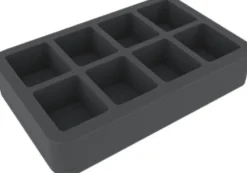 Felherr: Organizer z pianki - 275 mm x 175 mm x 50 mm - 8 przegródek