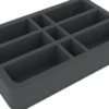 Felherr: Organizer z pianki - 275 mm x 172 mm x 50 mm - 9 przegródek