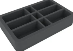Felherr: Organizer z pianki - 275 mm x 172 mm x 50 mm - 9 przegródek