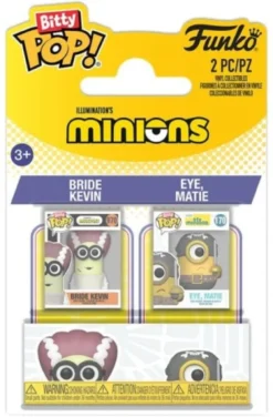 Funko Bitty POP Minions: 2-Pack Bride Kevin & Eye, Matie