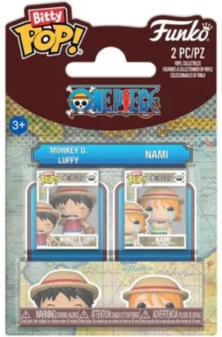 Funko Bitty POP One Piece: Kimetsu no Yaiba - 2-Pack Monkey D. Luffy & Nami