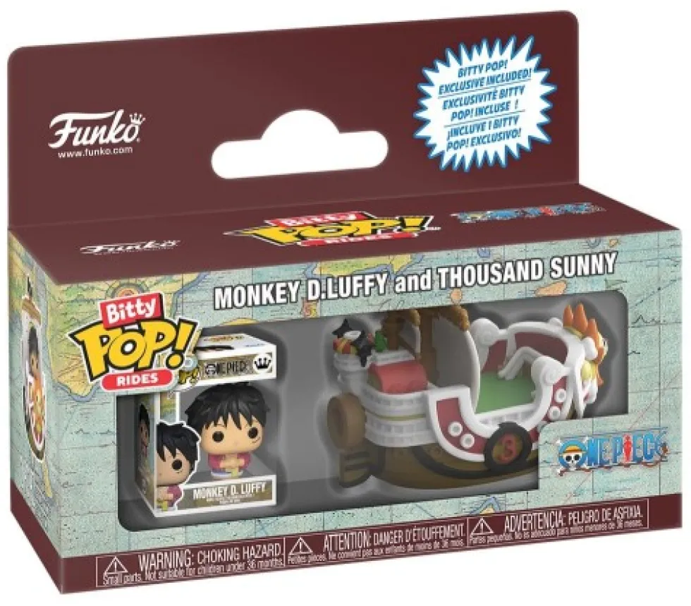 Funko Bitty POP One Piece: Monkey D.Luffy and Thousand Sunny